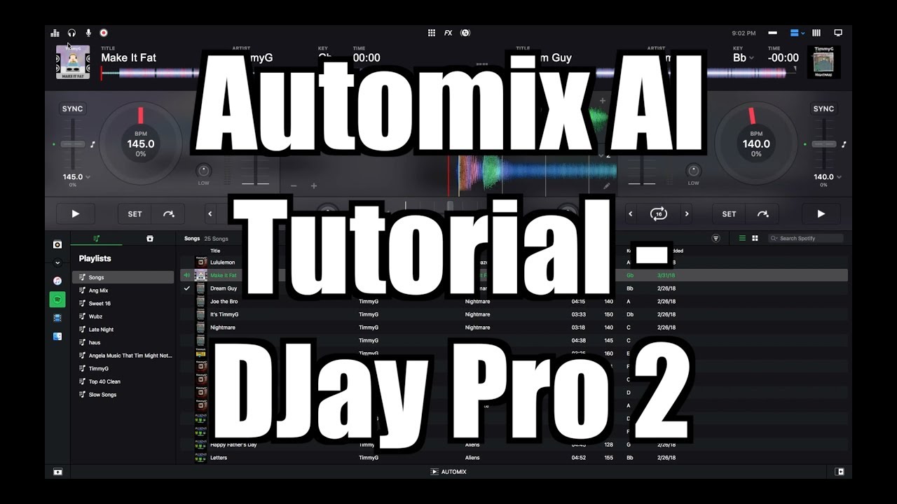 Djay Pro How Set Automix Entrance And Exit Quepoints